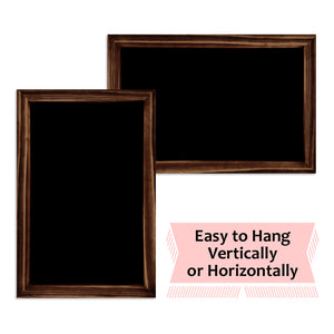 TenXVI Designs 20x30" Rustic Brown Chalkboard Sign