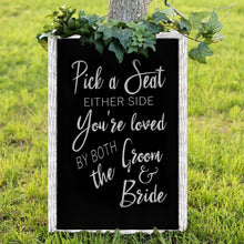Load image into Gallery viewer, TenXVI Designs 24x36&quot; Rustic White Chalkboard Sign