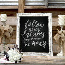 Load image into Gallery viewer, TenXVI Designs 11x13&quot; Rustic White Chalkboard Sign and 8-Pack TenXVI Designs Vibrant Liquid Chalk Markers