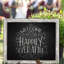 Load image into Gallery viewer, TenXVI Designs 18x22&quot; Rustic White Chalkboard Sign