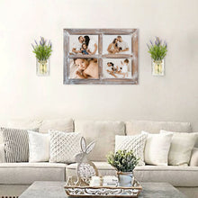 Load image into Gallery viewer, TenXVI Designs Rustic White Mason Jar Sconces with Lavender