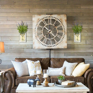TenXVI Designs Rustic White Mason Jar Sconces with Lavender