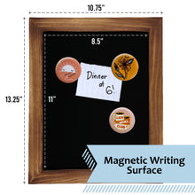 Load image into Gallery viewer, TenXVI Designs 11x13&quot; Torched Wood Chalkboard Sign