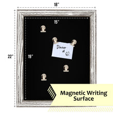 Load image into Gallery viewer, TenXVI Designs 18x22&quot; Rustic White Chalkboard Sign