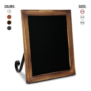 TenXVI Designs 11x13" Torched Wood Chalkboard Sign